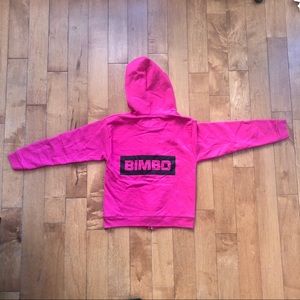 eric schlosberg bimbo mini cropped hoodie